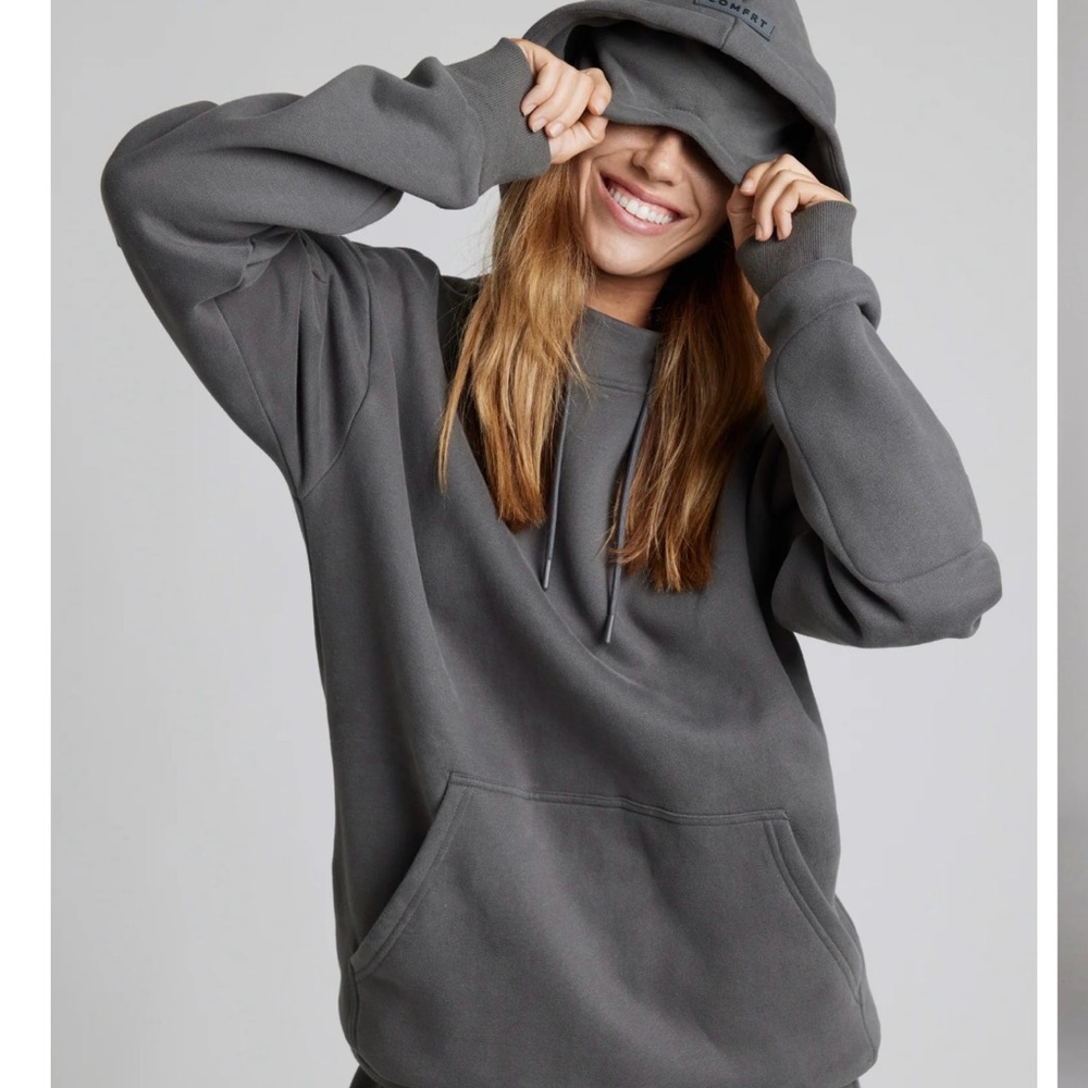 Comfrt Airplane Mode Hoodie- Brand new, Steel Gray